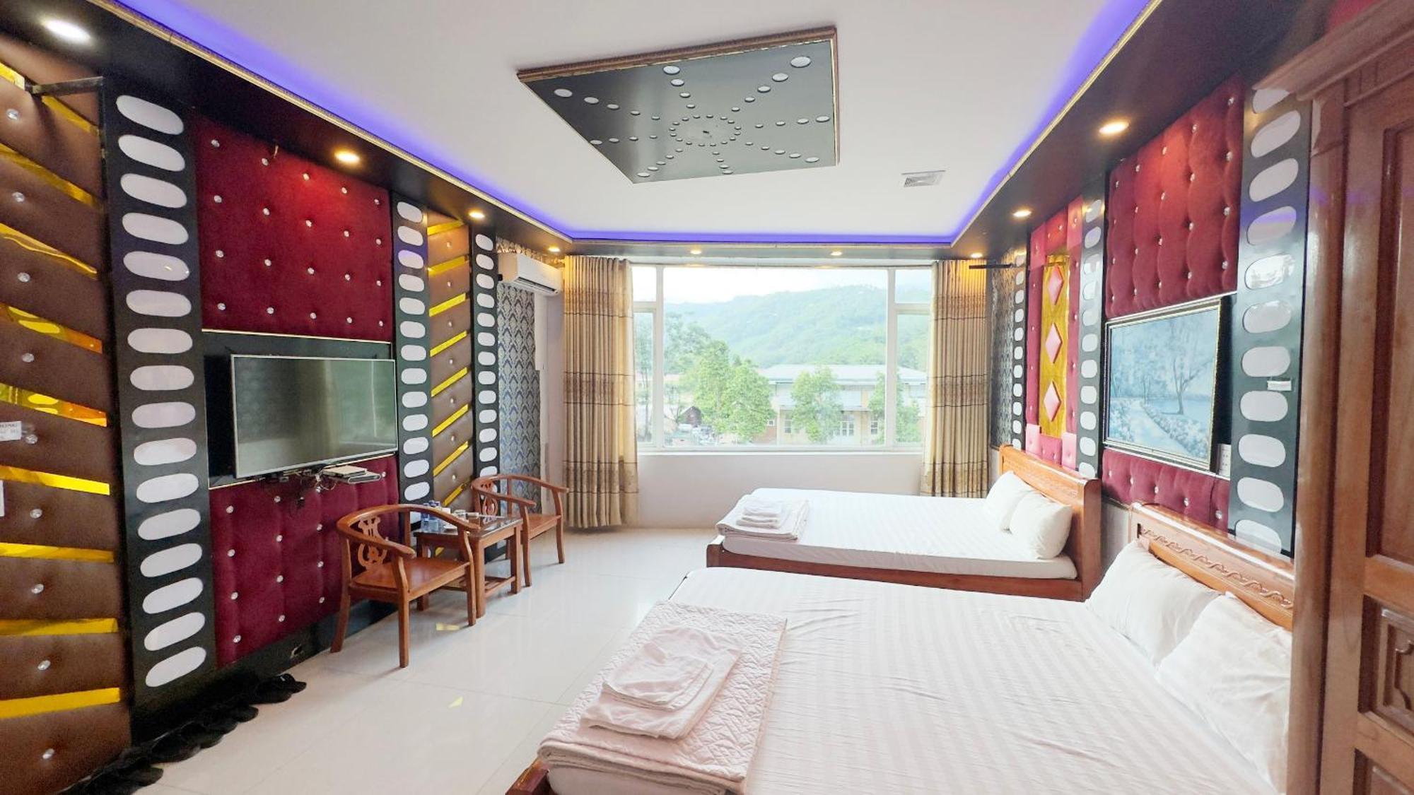 Quy Anh Hotel Bao Lac Town المظهر الخارجي الصورة