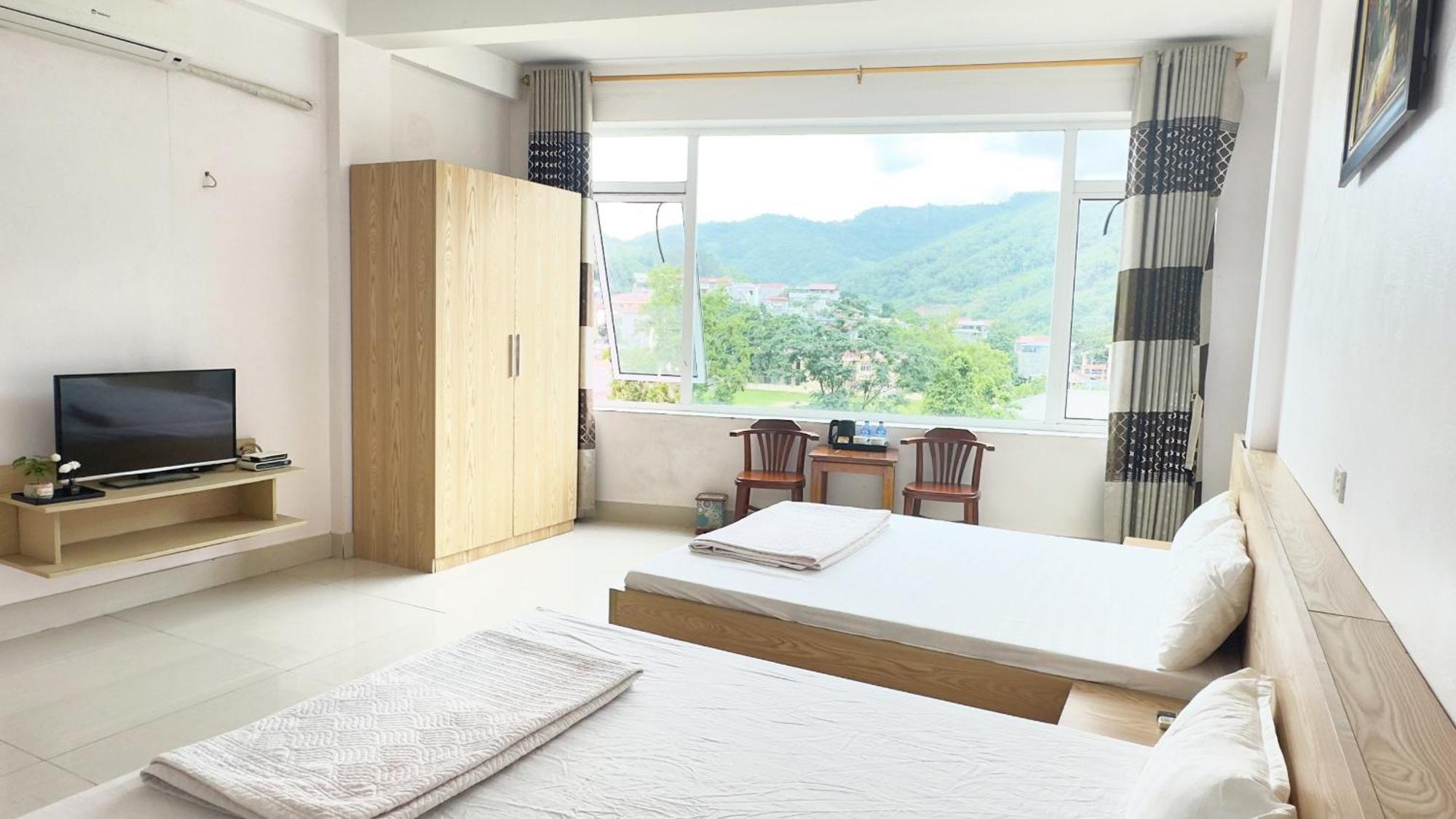 Quy Anh Hotel Bao Lac Town المظهر الخارجي الصورة