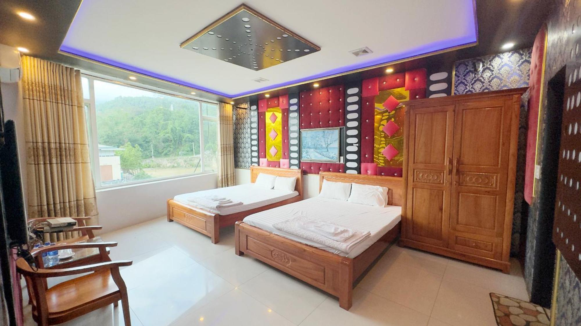 Quy Anh Hotel Bao Lac Town المظهر الخارجي الصورة